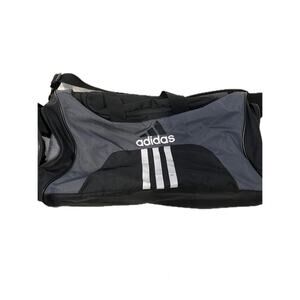 Adidas Defender Medium 22"x12"x10" Gray Black Gym Bag